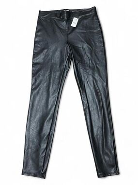 Express Faux Leather Leggings Womens Small High Rise Pull On Stretch Party NEW